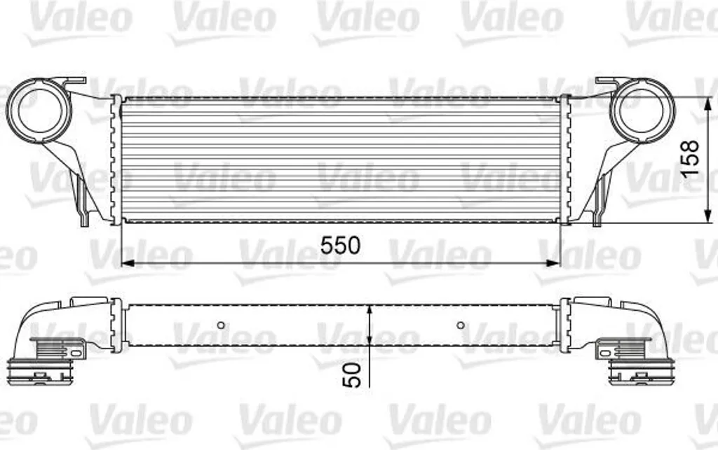 Refroidisseur d'air de suralimentation Valeo pour BMW X5 E53 et E70