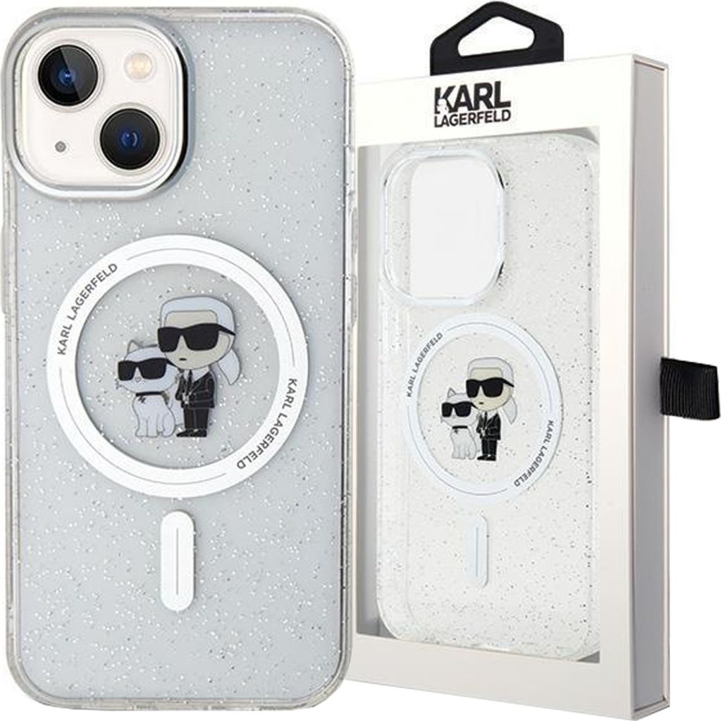 Karl Lagerfeld Karl&Choupette Glitter MagSafe Hülle für Produktbild 