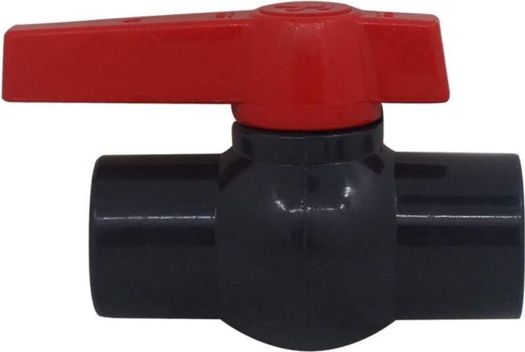 20-mm-PVC-Kugelhahn mit Klebeverbindung, Kugelhahn für Schwimmbecken