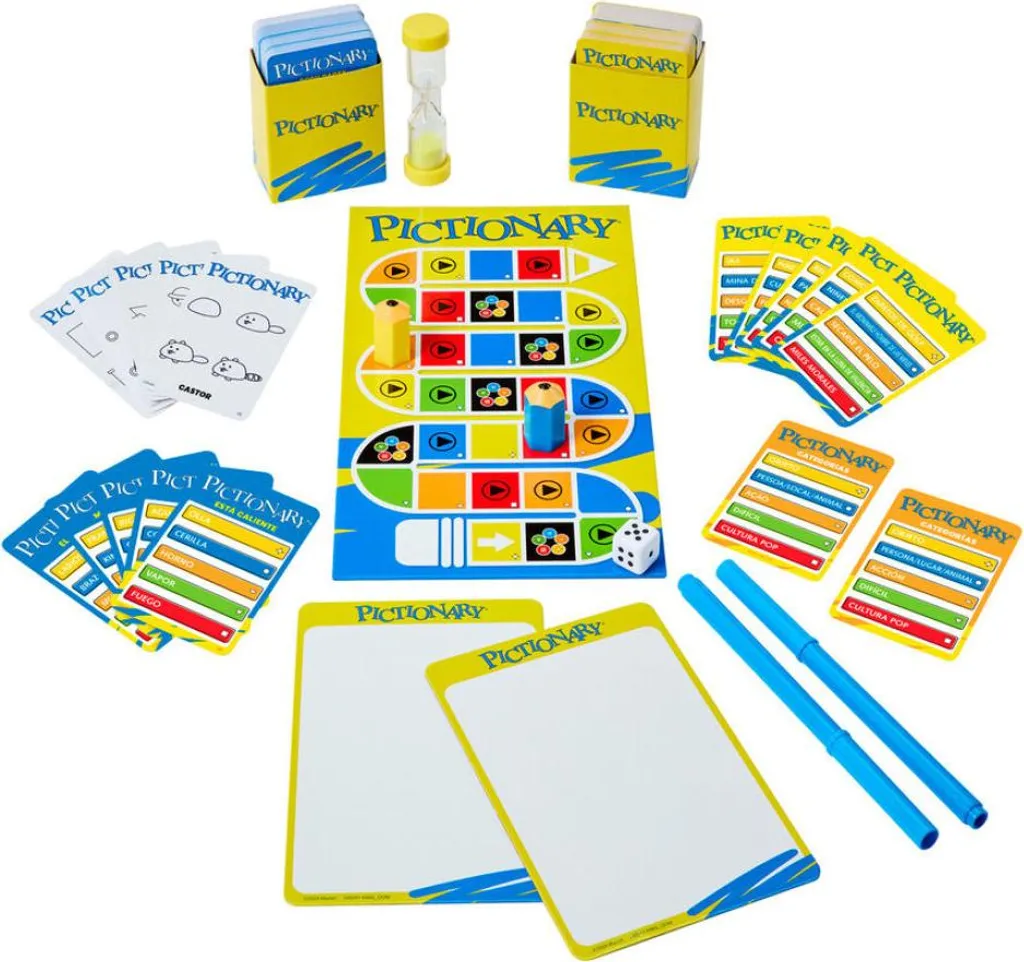 Accessoire Pictionary Espagnol Mattel avec Finition Haute Qualité