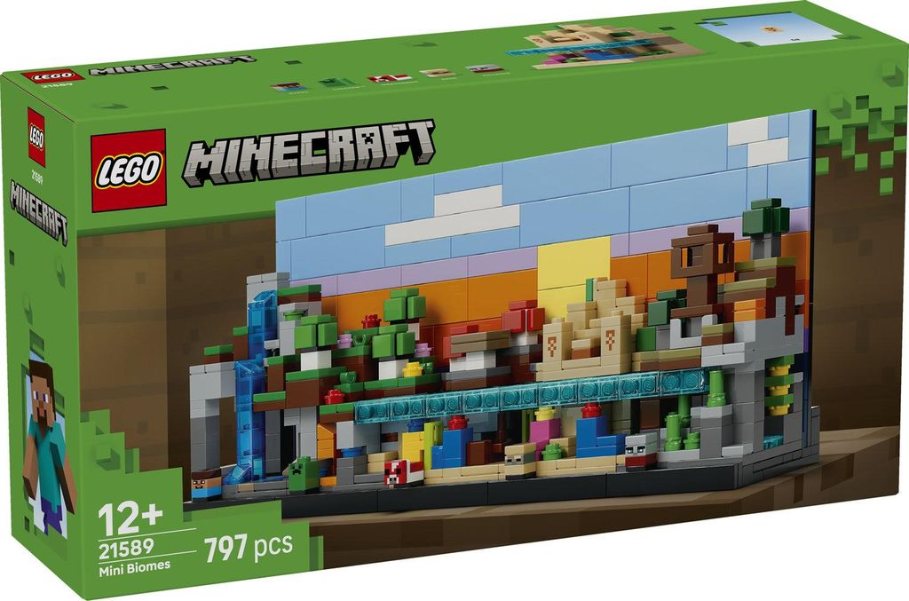 LEGO Minecraft Mini-Biome - DIY decoratieset - 3D-puzzel Productafbeelding 