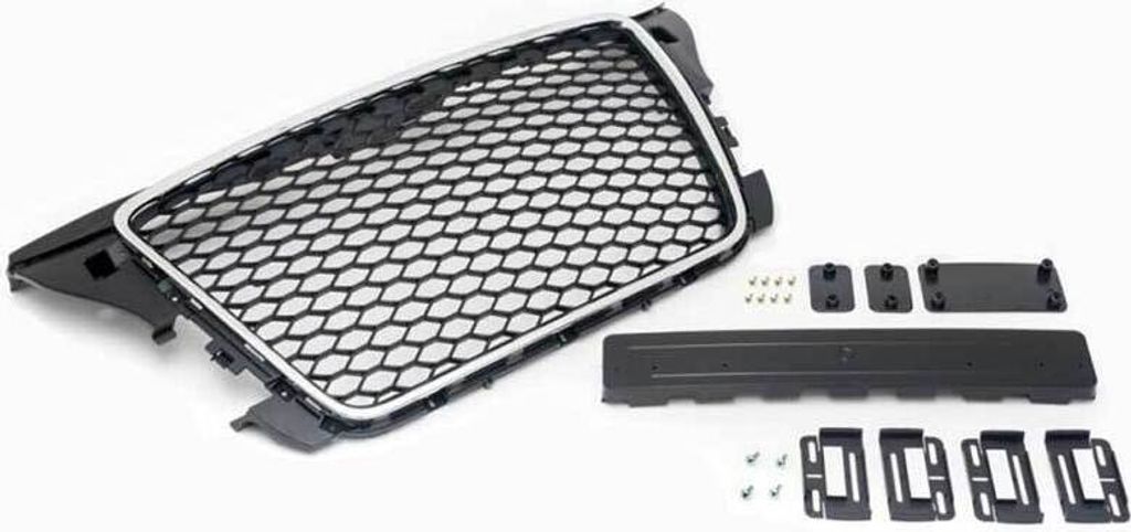 Kühlergrill Sportgrill Waben Gitter Grill Alu PDC für Audi A3 S3 8P 8PA 04/2008-