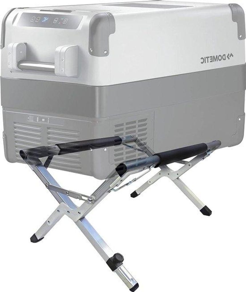 Kühlbox-Ständer für Campingküche - hygienisch - tragbar - bis 80 kg - Höhenverstellung