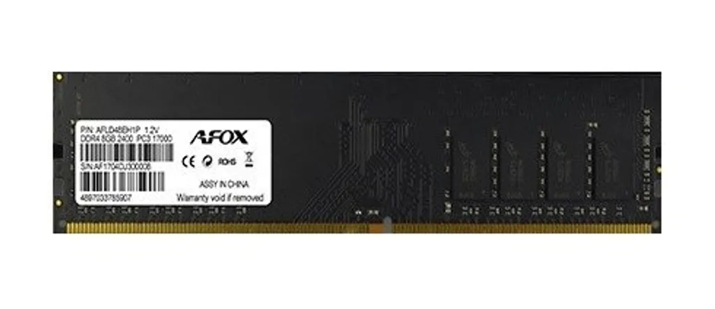 AFOX DDR4 8G 2400 UDIMM memory module 8 GB 1 x 8 GB 2400 MHz
