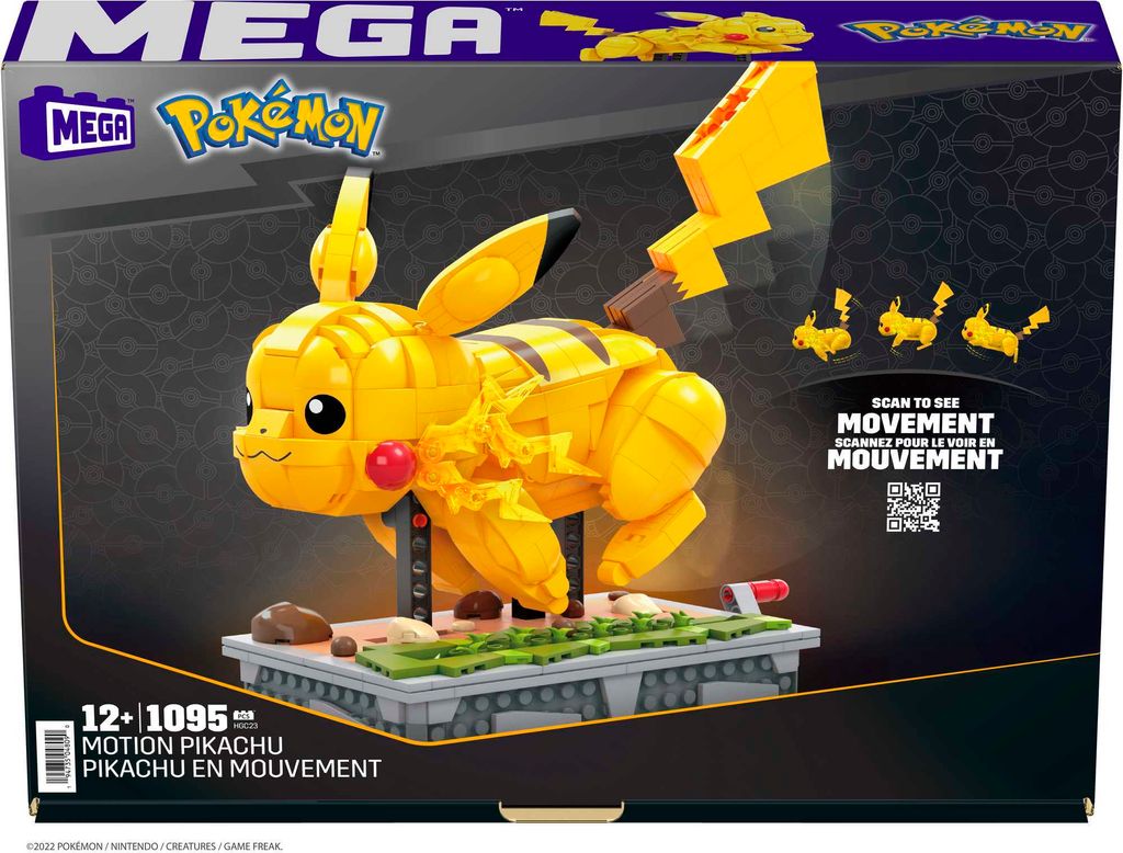 MEGA Pokémon Motion Pikachu bewegliches Bauset Produktbild 6