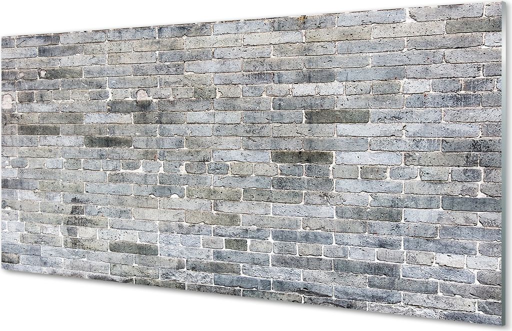 Glasbilder 140x70 Wandkunst Vintage brick wall