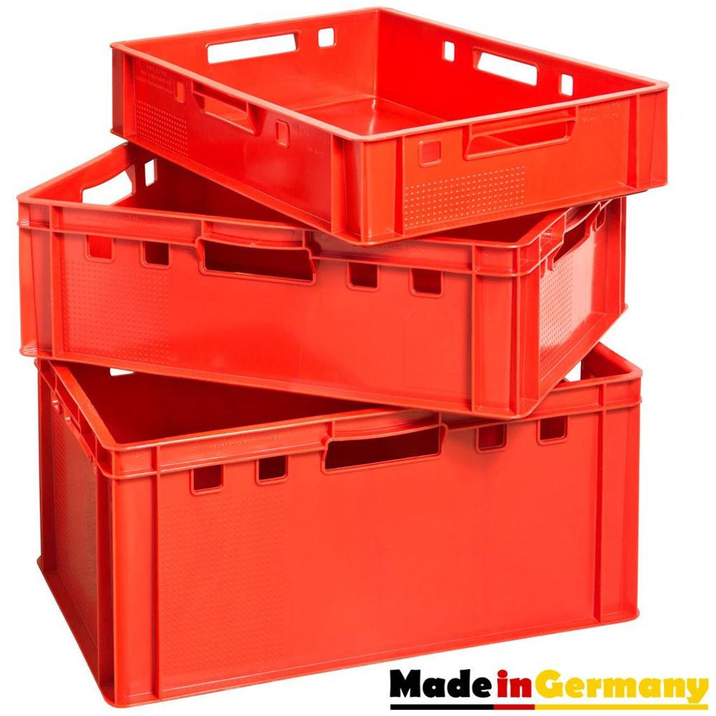 Set Fleischkiste E1 E2 E3 Fleischkisten Rot Kisten Eurobox Produktbild 