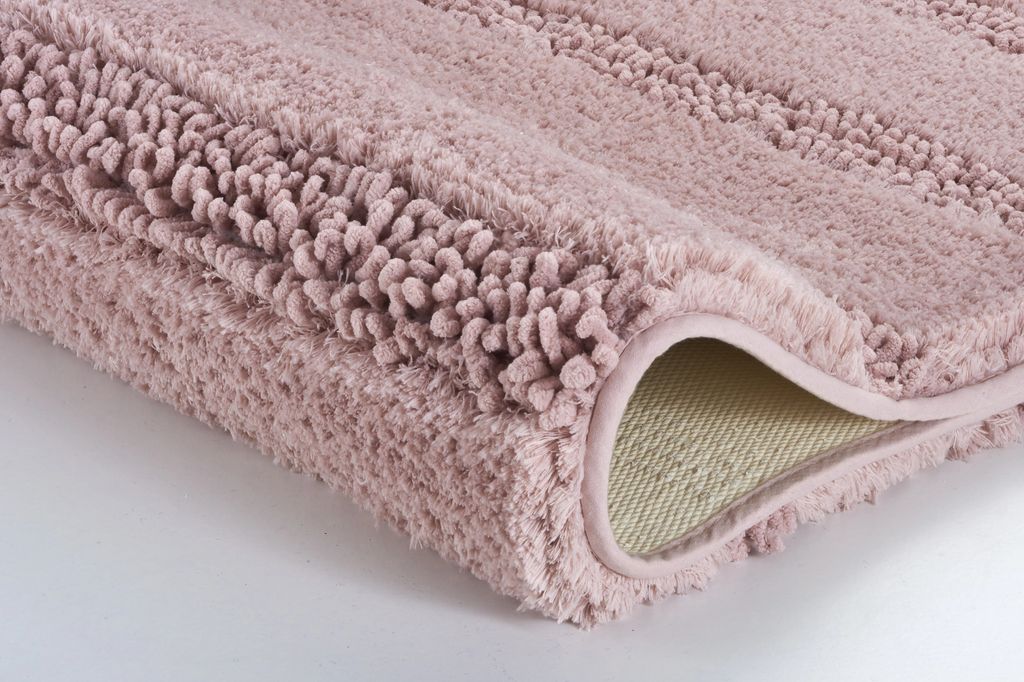Kleine Wolke Badteppich 'Monrovia', Old Rose, 60x60 Cm | Aus Polyester-Microfaser, Rutschhemmend | Maschinenwaschbar Bei 40°C