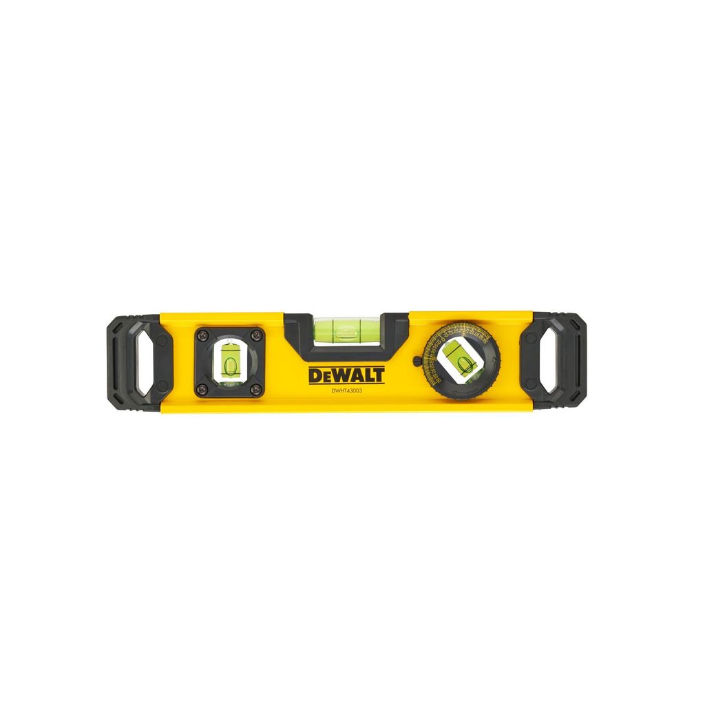 DeWALT DWHT0-43003 Wasserwaage 0,25 m Schwarz, Gelb Produktbild 