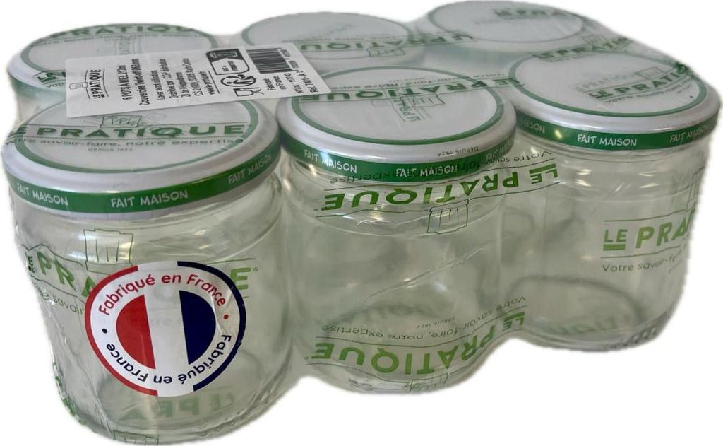 Pots A Miel Et Multiusages 212ml ø63mm Pack 6 - Le Pratique Image du produit 