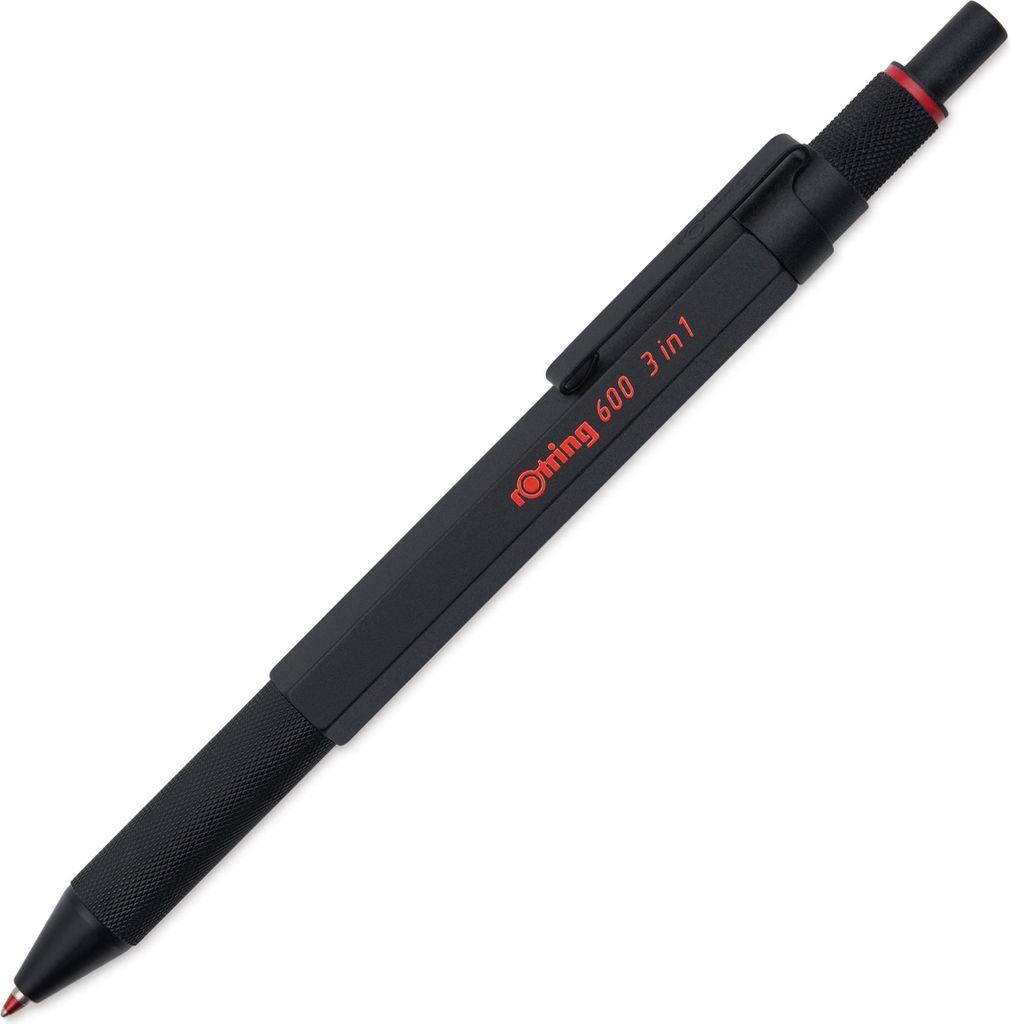 rotring 600 Multipen 3w1 czarny cienkopis ołówek długopis Zdjęcie produktu 