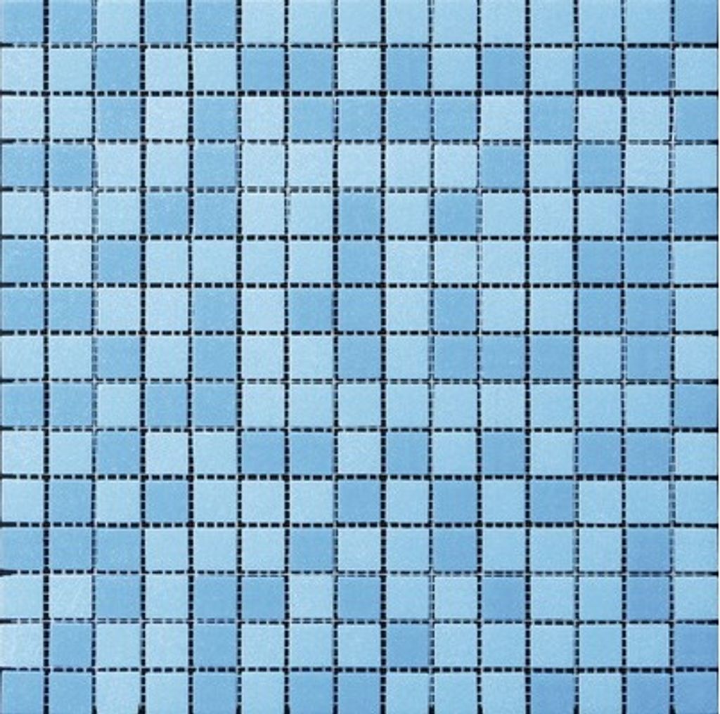 MIRAVA Glasmosaik mix hellblau und blau 30,5 x 32,5 cm Produktbild 