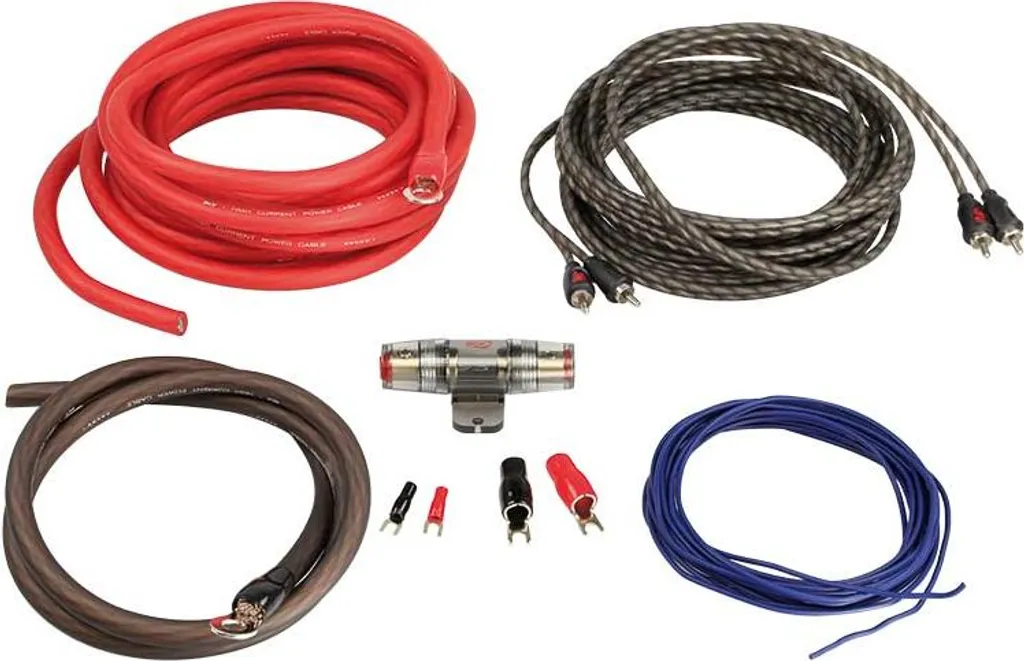 Kit installation subwoofer voiture 20mm² pour montage sono facile DIY