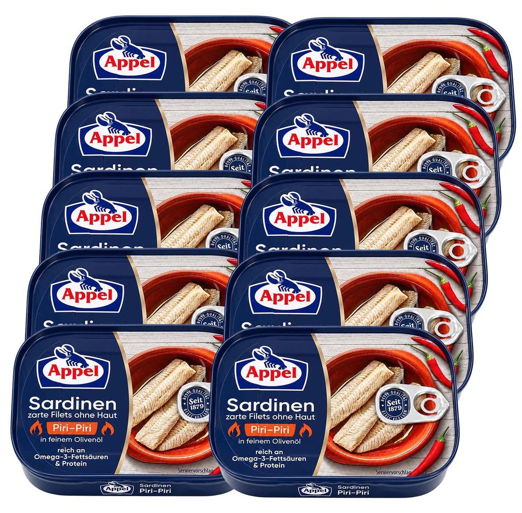 Appel Sardinenfilets Piri-Piri 10x105g Produktbild 