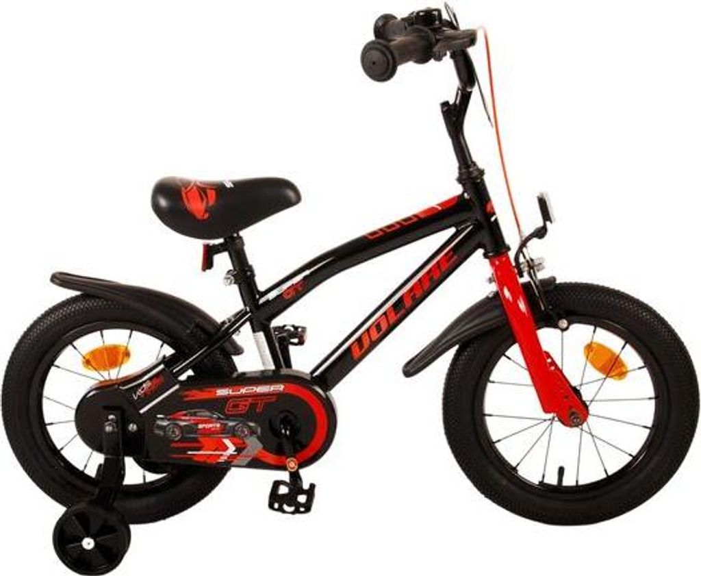 Volare Super GT Kinderfahrrad - Jungen - 14 Zoll - Rot Produktbild 