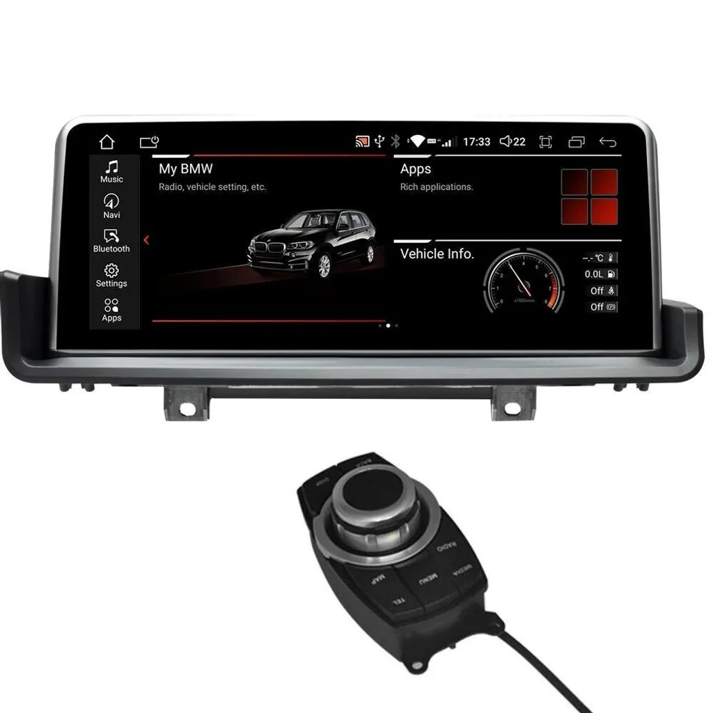 Autoradio Junsun 8 Cœurs 4+64 Go avec GPS et 4G pour BMW Série 3 2005-2012
