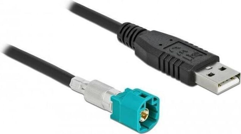 DeLOCK 90489 Koaxialkabel 0,5 m HSD Z USB 2.0 Type-A Schwarz (90489)