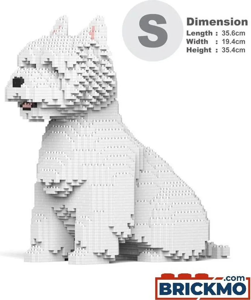 JEKCA Bricks West Highland White Terrier 03 ST19WWT03 Jeu de Construction