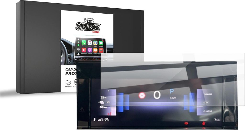 Keramische Autodisplayfolie für Opel Frontera Virtual Cockpit (2025), Grizz Protector