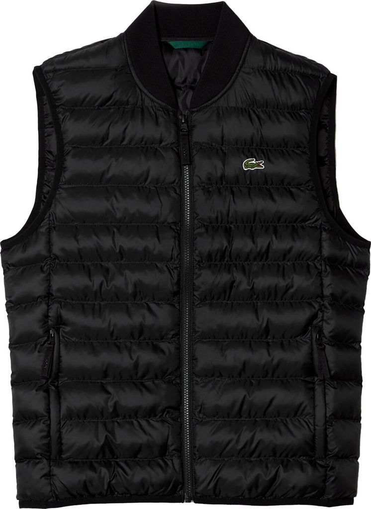 Lacoste Daunenweste mit Logo, Schwarz M