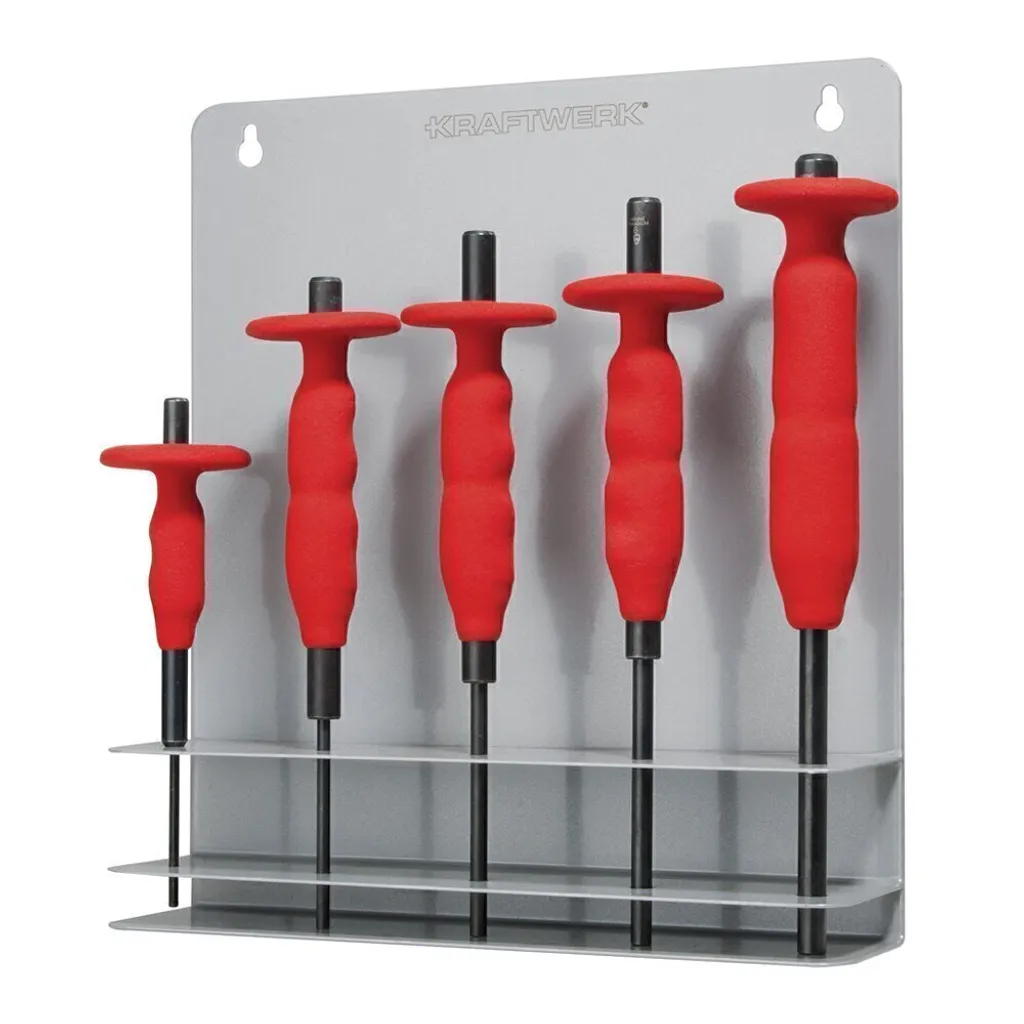 Kraftwerk KRA 3360 Set 5 Punzoni AIRGRIP - Utensili Professionali Officina