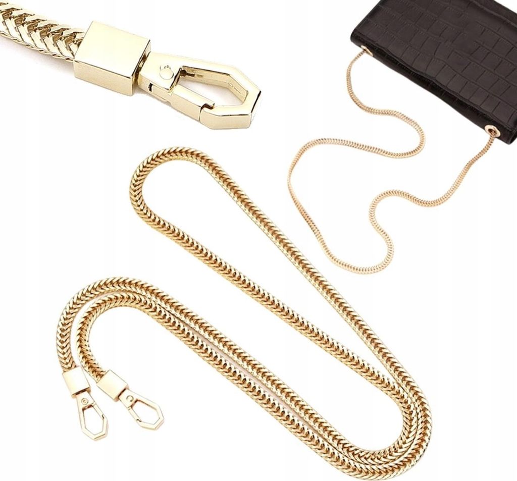 Handtaschenriemen - Metallkette - Stilvolles - Universelle Passform - Zuverlässige Befestigung - Elegante Akzente - Strapazierfähiges Material