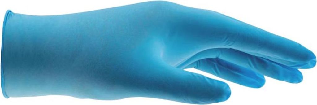 Würth Nitril Einweg ungepudert Handschuhe blau 100 Stück., blau