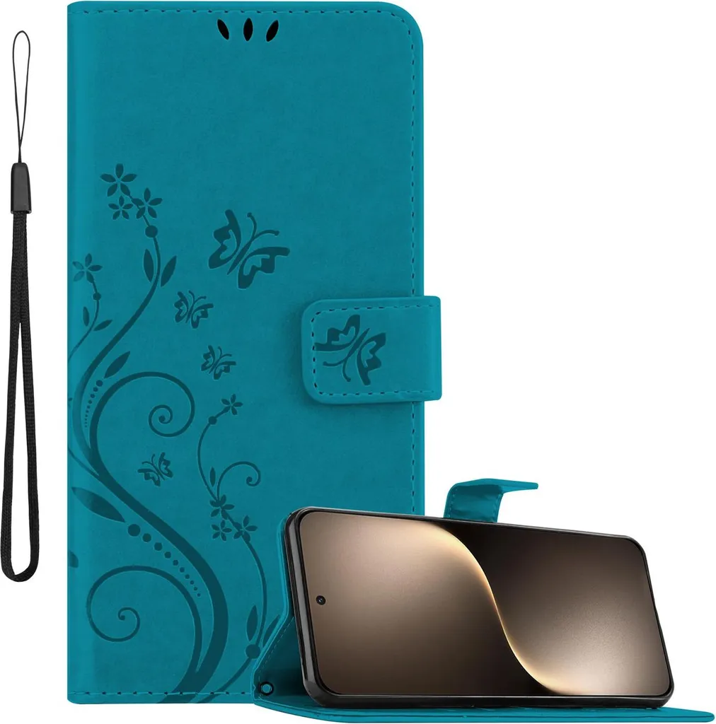 Custodia Honor Magic 7 Cadorabo Blu Fiori - Cover Protettiva Design