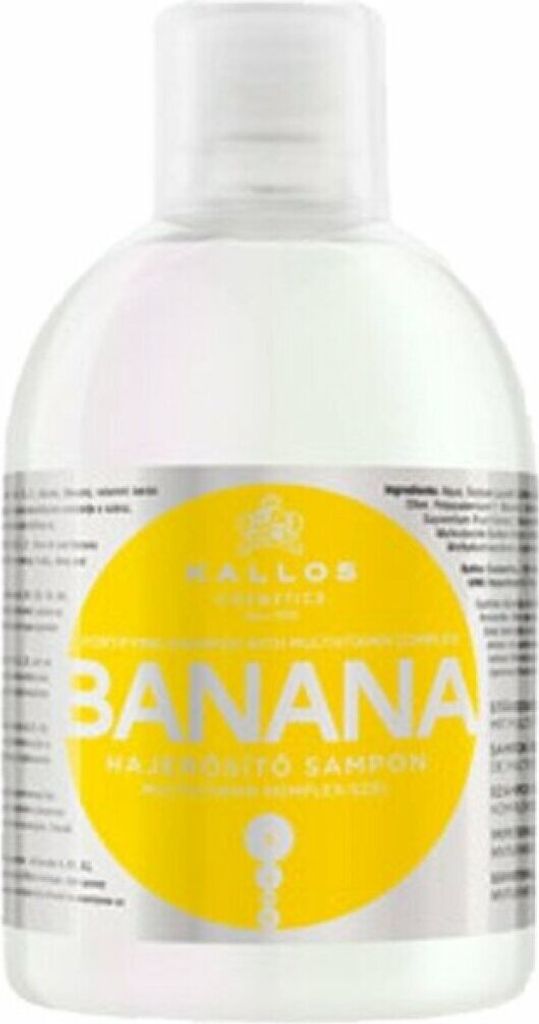 Kallos Banana Fortifying Shampoo, 1000 ml, Shampoo, Frauen, Produktbild 
