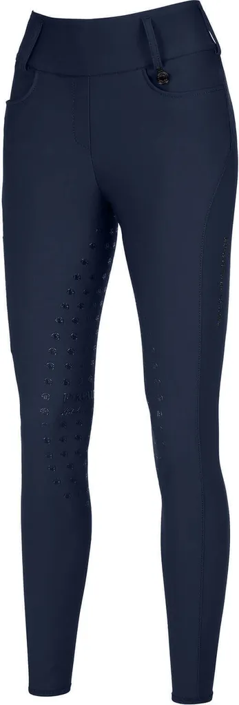 Jambières Pikeur Malia SD Fullgrip Femme Midwaist avec Grip Intégral Bleu