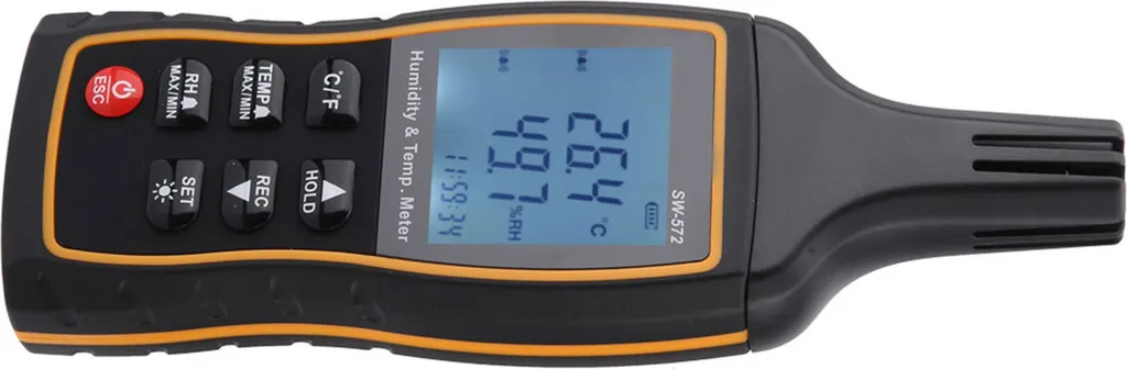 Moniteur de Température et Humidité SW-572 pour Maison, Serre et Bureau