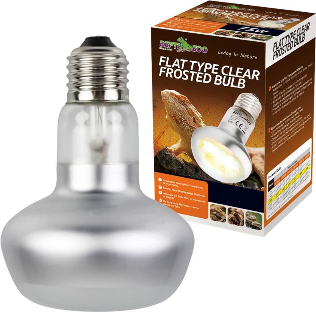 Repti-Zoo Flachheizlampe 50W - Flachheizbirne Repti-Zoo