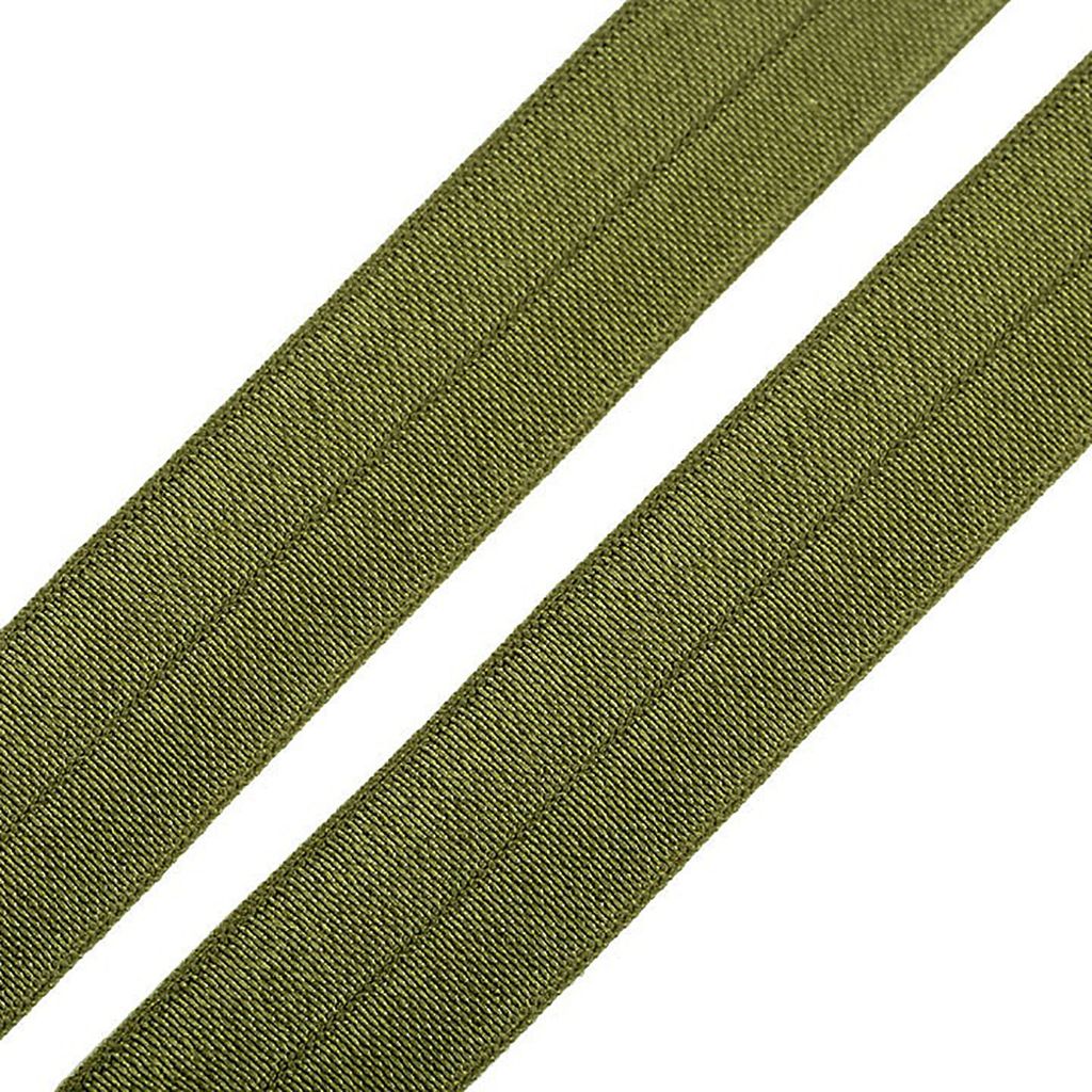 25m Einfassband 20mm hochelastisch 44% Elasthan gefalzt Faltgummi Schrägband