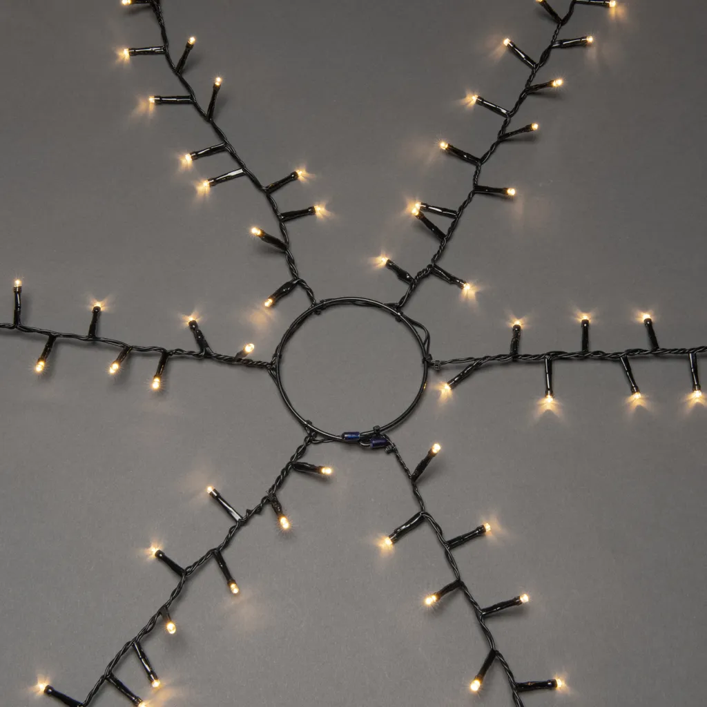 Guirlande Micro LED Baumm de 400cm Blanc Chaud pour Décoration Extérieure