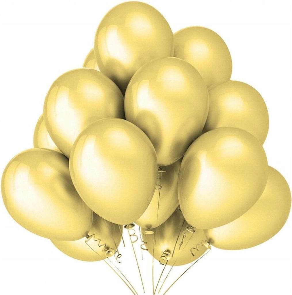 Metallic-Luftballons 12 Zoll, 100 Stück, Hellcreme