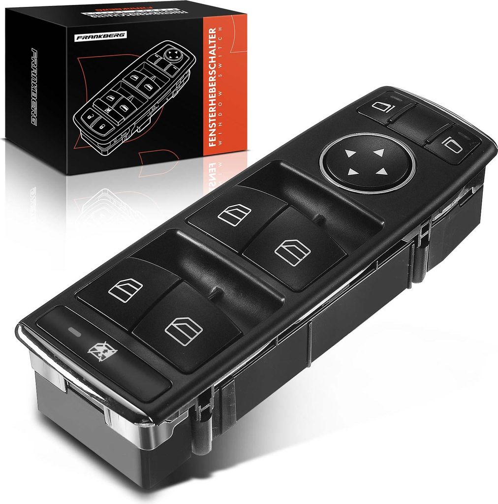Frankberg 1x Fensterheberschalter Fahrerseitig für Mercedes-Benz W/S204 W212 S212 A207