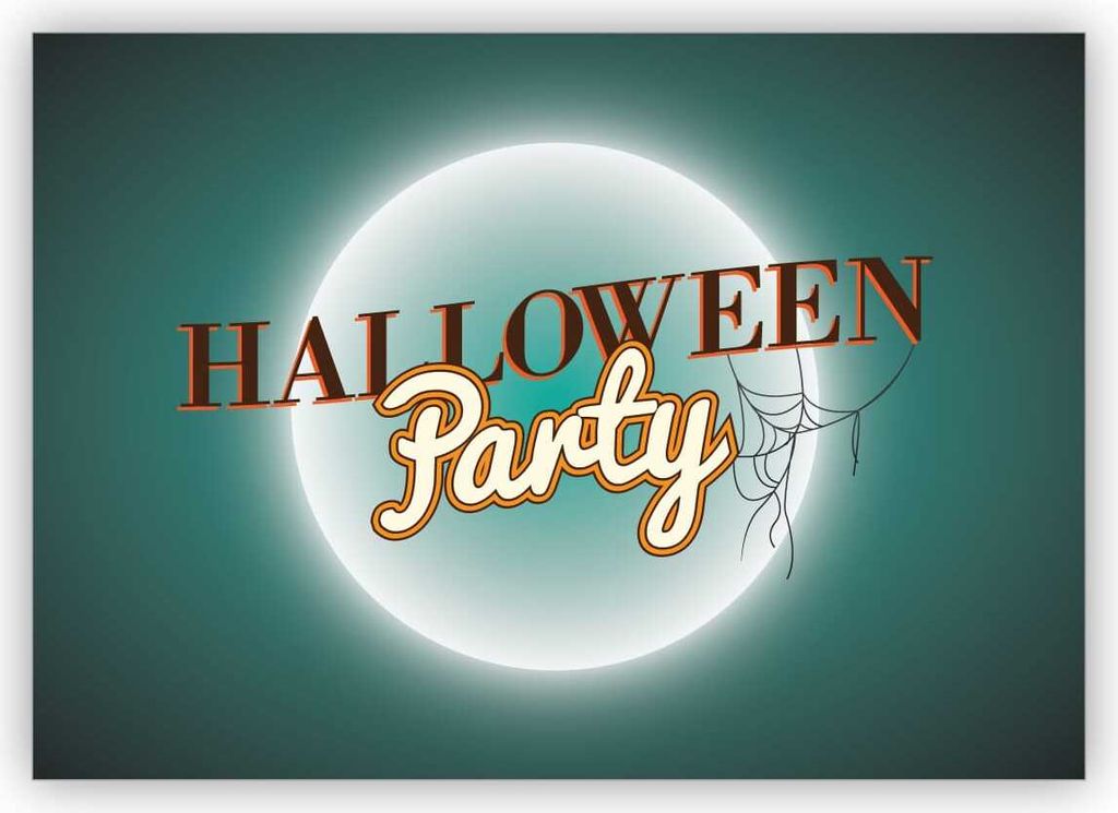 Coole Spinnweb Einladungskarte zu Halloween: Halloween Produktbild 