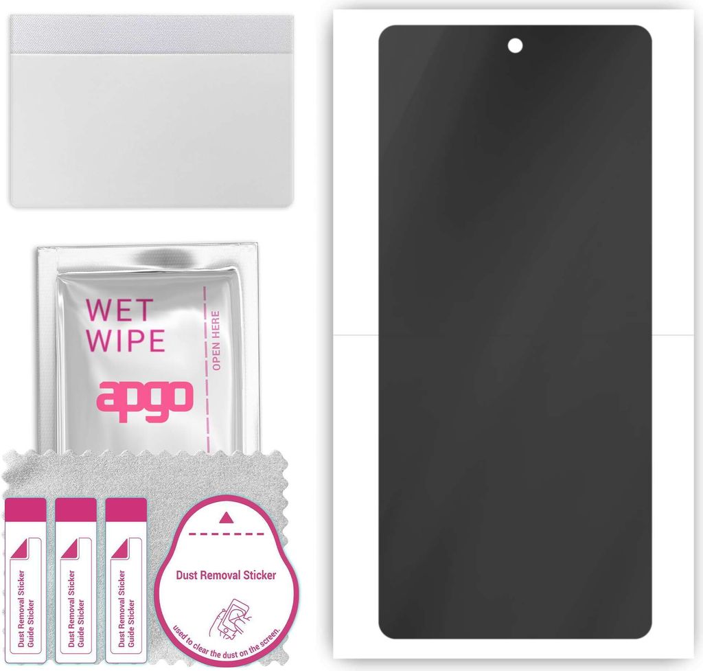 apgo Hydrogel Blickschutzfolie, Matt, kompatibel mit Infinix Smart 6 HD, Privacy Displayschutzfolie, Schutzfolie mit Positionierhilfe, Anti-Spy, kr...