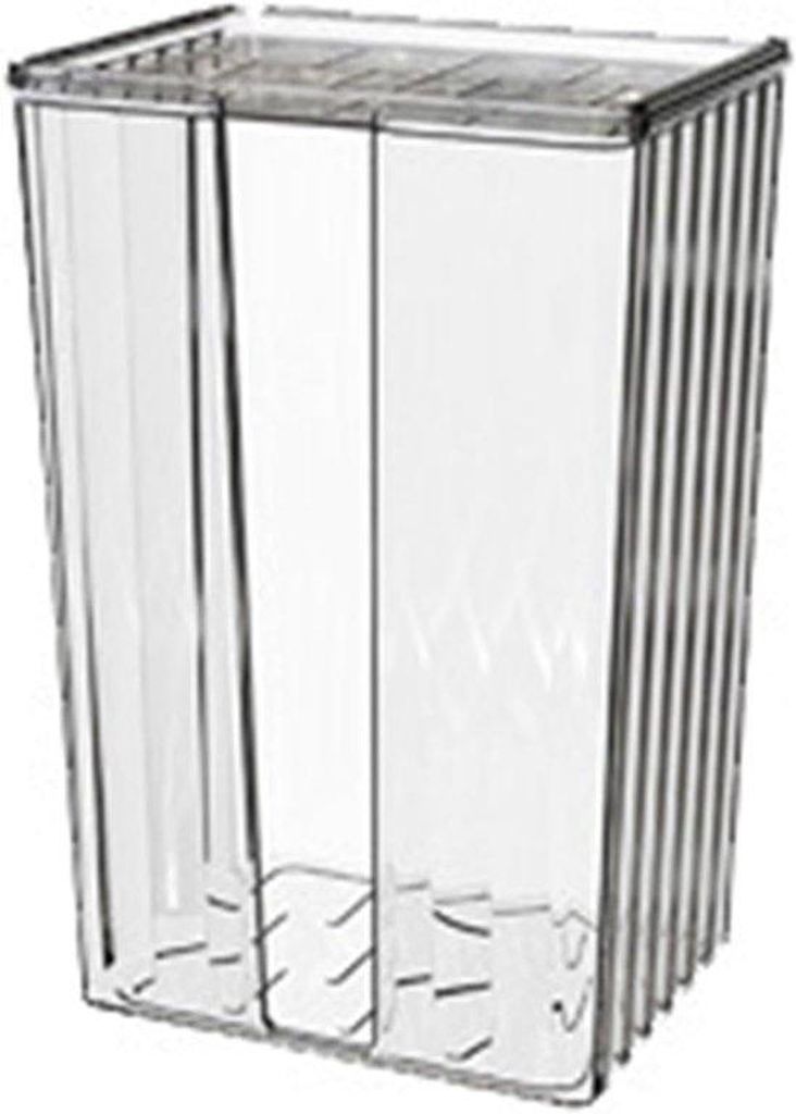 Moderne Acryl Tissue Box Holder, quadratische Wandhalterung, transparent, Badkamer, Küche, Büro