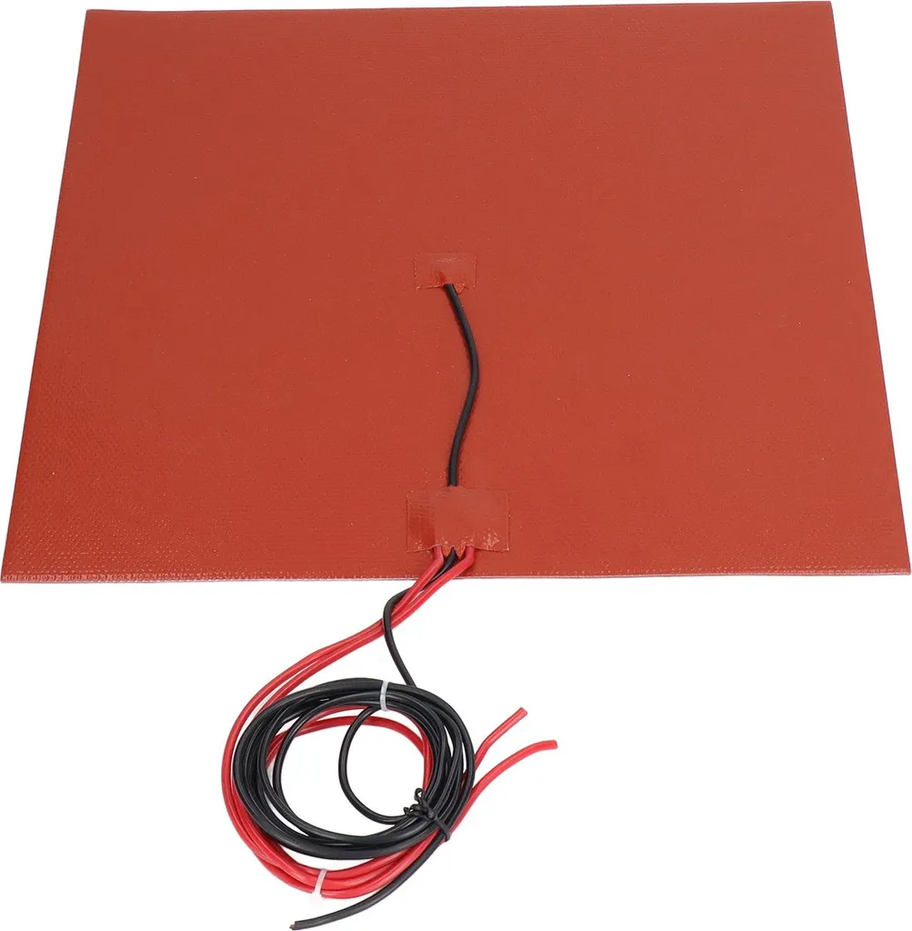 Tapis chauffant imprimante 3D 350mm en silicone 24V avec thermistance
