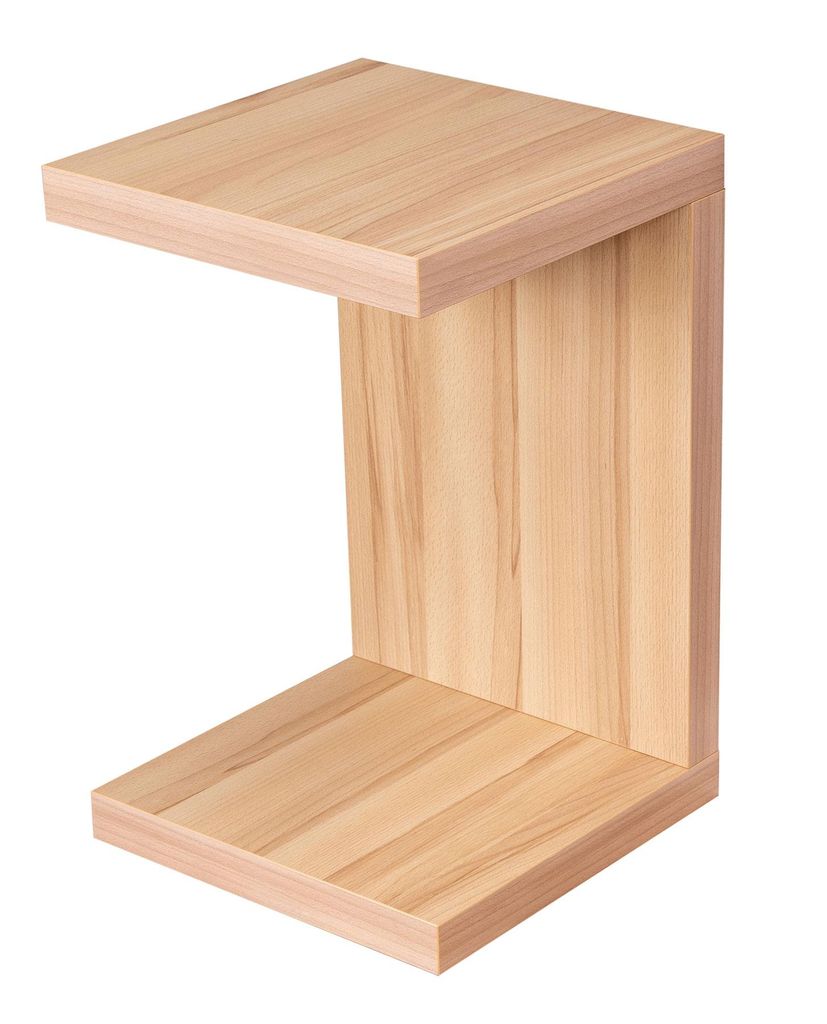 Beistelltisch Coco Kernbuche  32x32x50cm verleimt Produktbild 
