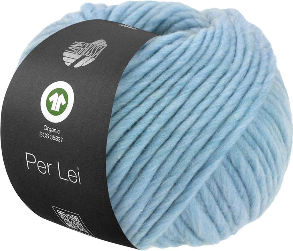 Lana Grossa Per Lei GOTS 022 Hellblau 50g Produktbild 