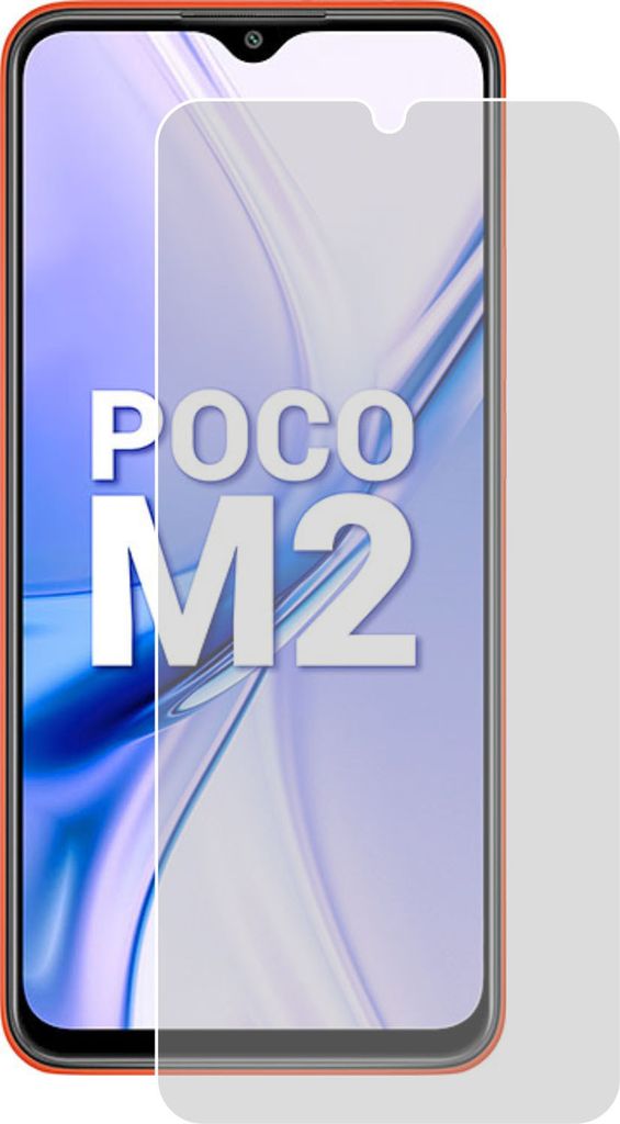 3x Schutzfolie für Xiaomi Poco M2 Antireflex Displayschutzfolie Antibakteriell