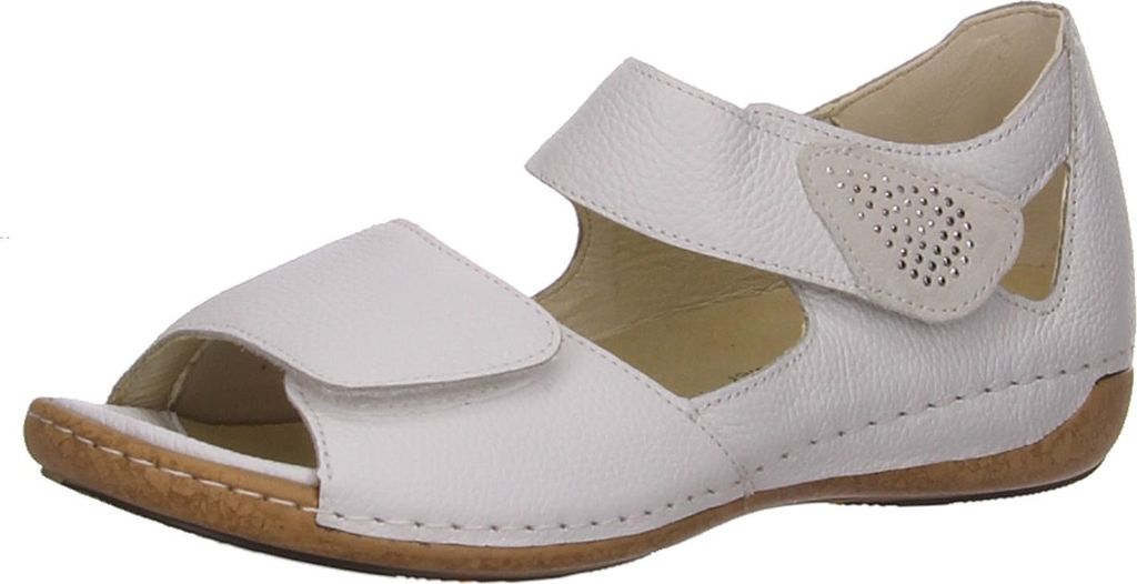 Waldläufer Sandalette weiß in Gr. 42.5