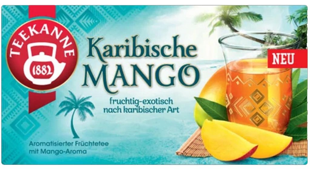 Teapot Caribbean Mango egzotyczna herbata owocowa z 20 Zdjęcie produktu 