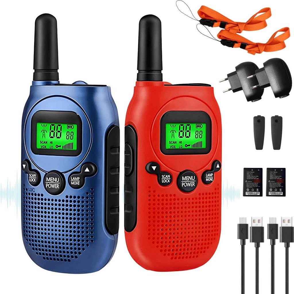WALKIE TALKIE RADIO BOUCLE 2x ŁOKI TOKI LONGUE PORTÉE Image du produit 