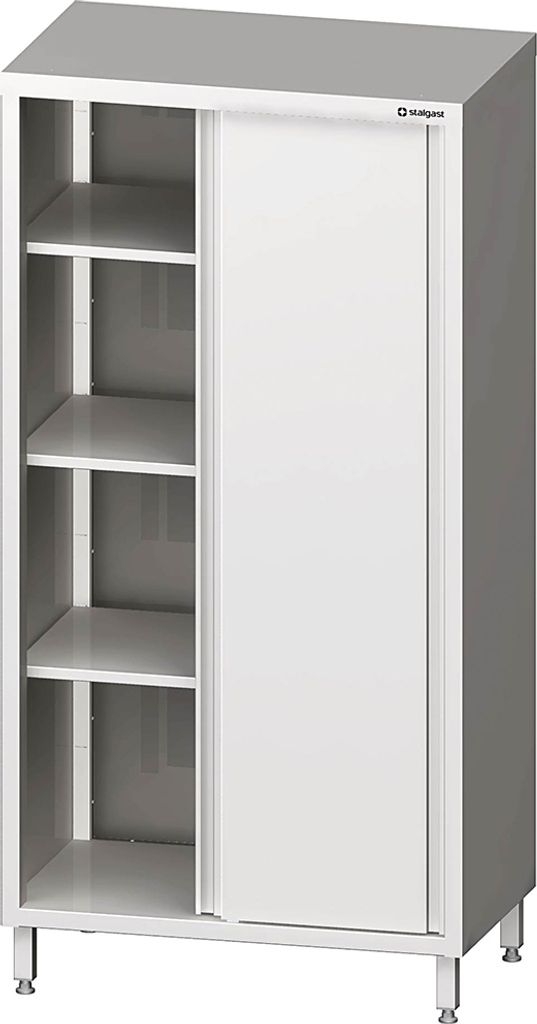 Hochschrank mit Schiebetüren, 1000x700x2000 mm, verschweißt