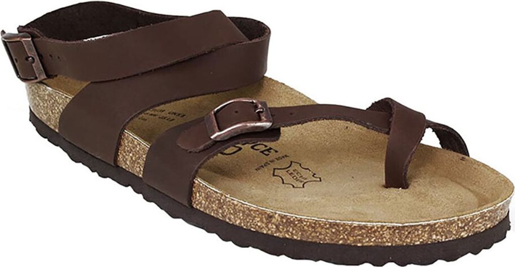 JOE N JOYCE Yana geöltes Leder Soft-Fußbett Dark Brown Produktbild 