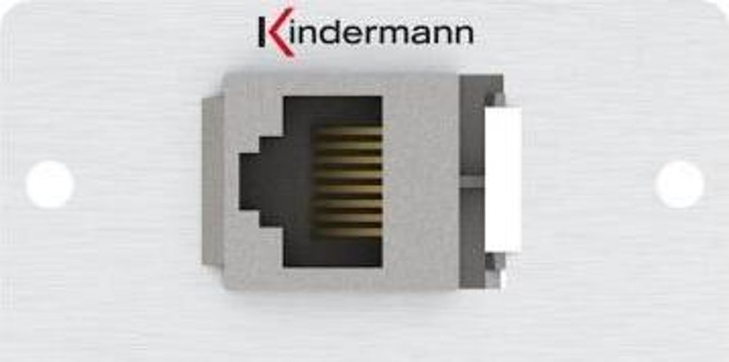 Kindermann 7444000423 Anschlussblende Cat6