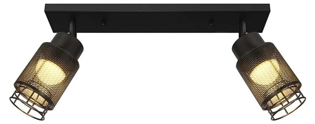 Plafonnier LED Noir Mat Moderne 12W 3000K : Design Plat pour le Salon